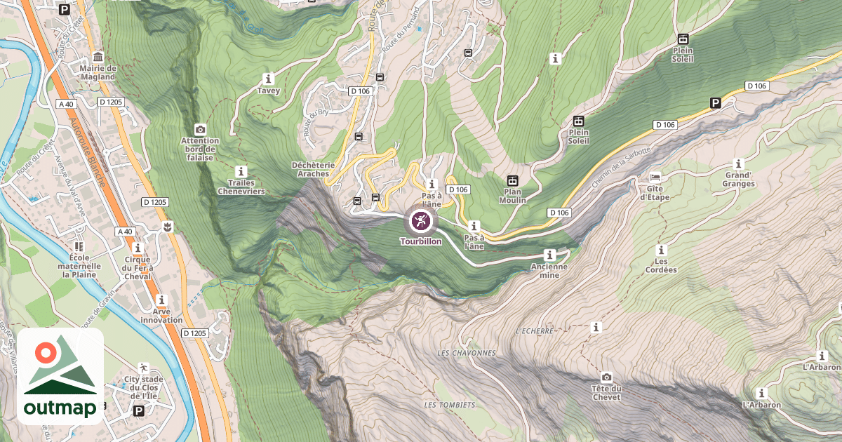 Map of Tourbillon