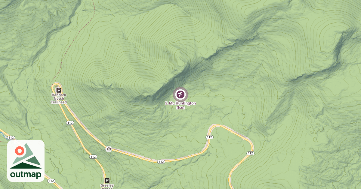 Map of 5. Mt. Huntington (Ice)