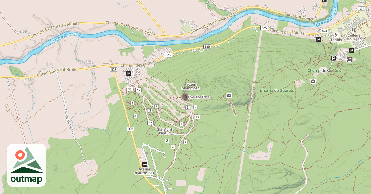 Map of Over the Edge