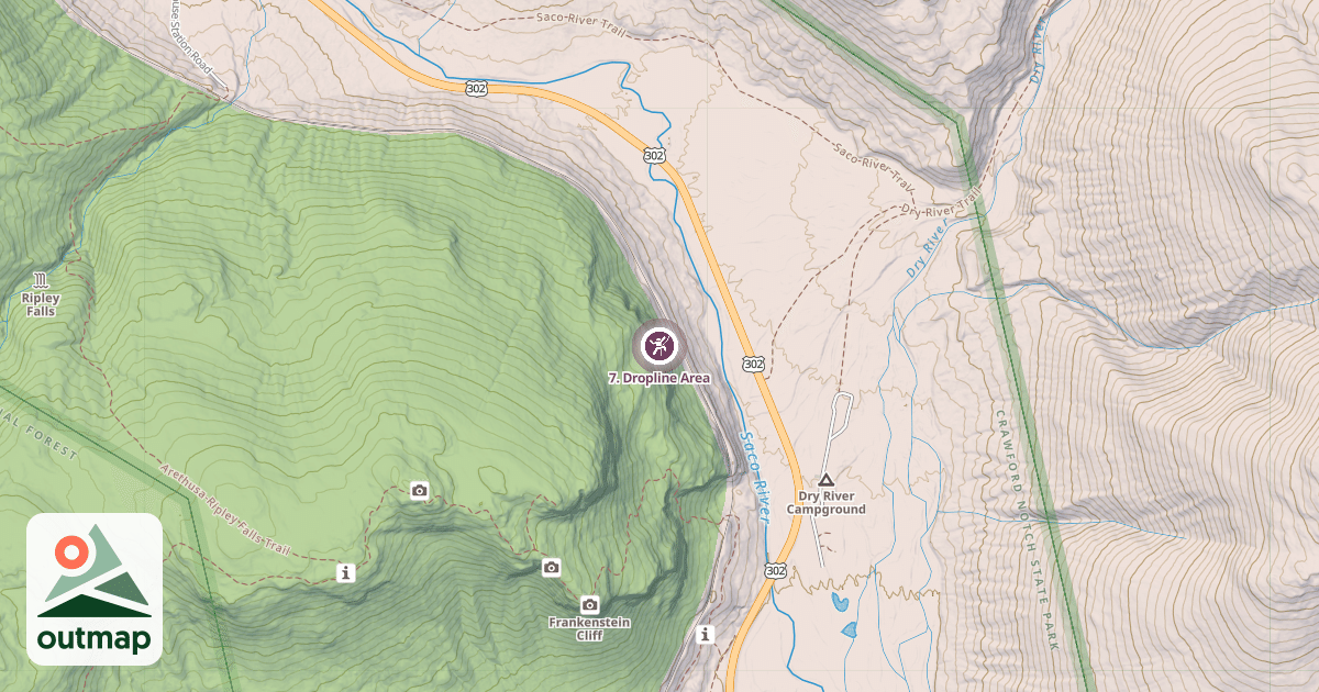 Map of 7. Dropline Area