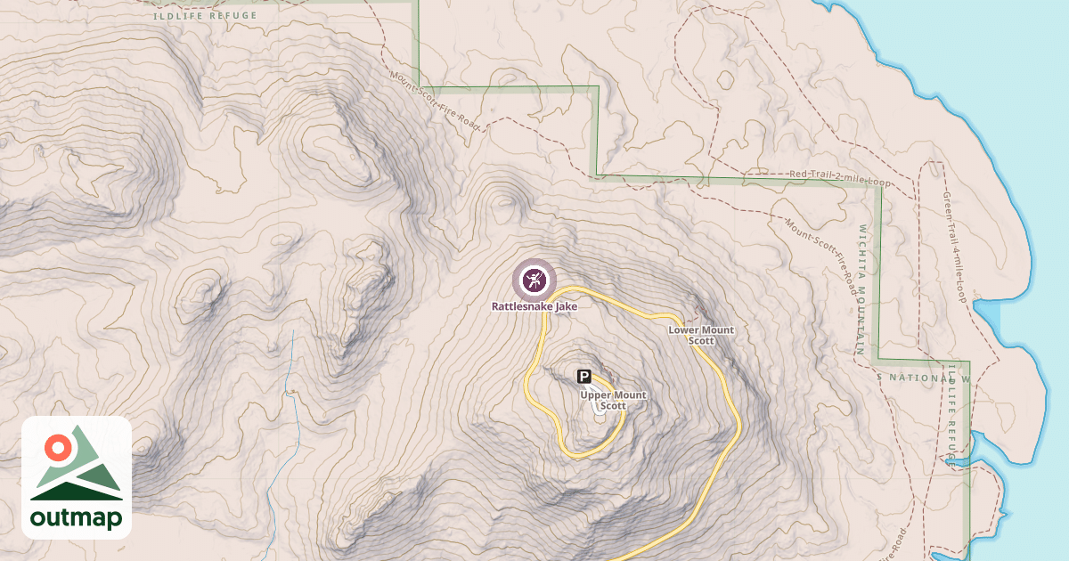 Map of Rattlesnake Jake