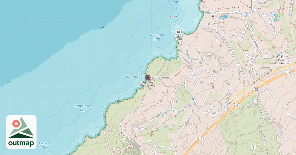 Map of Touch O' Green