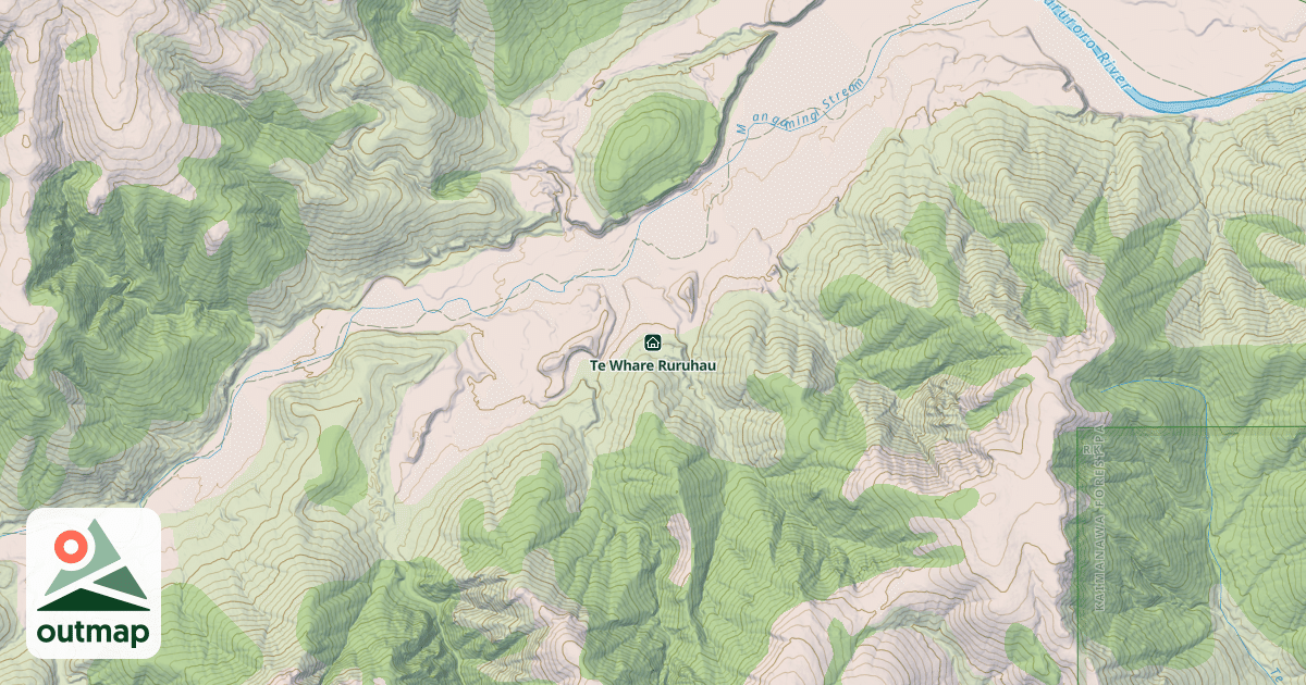 Map of Te Whare Ruruhau