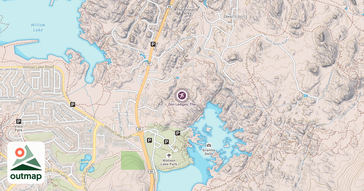Map of Zen Ledges, The