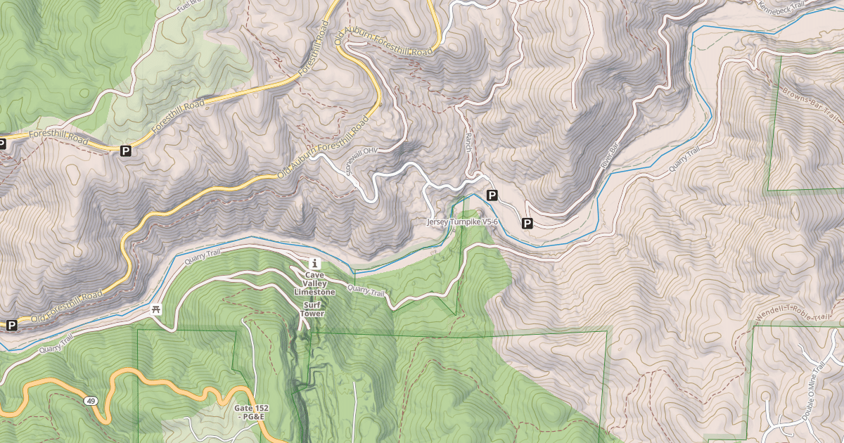 Map preview of Jersey Turnpike
