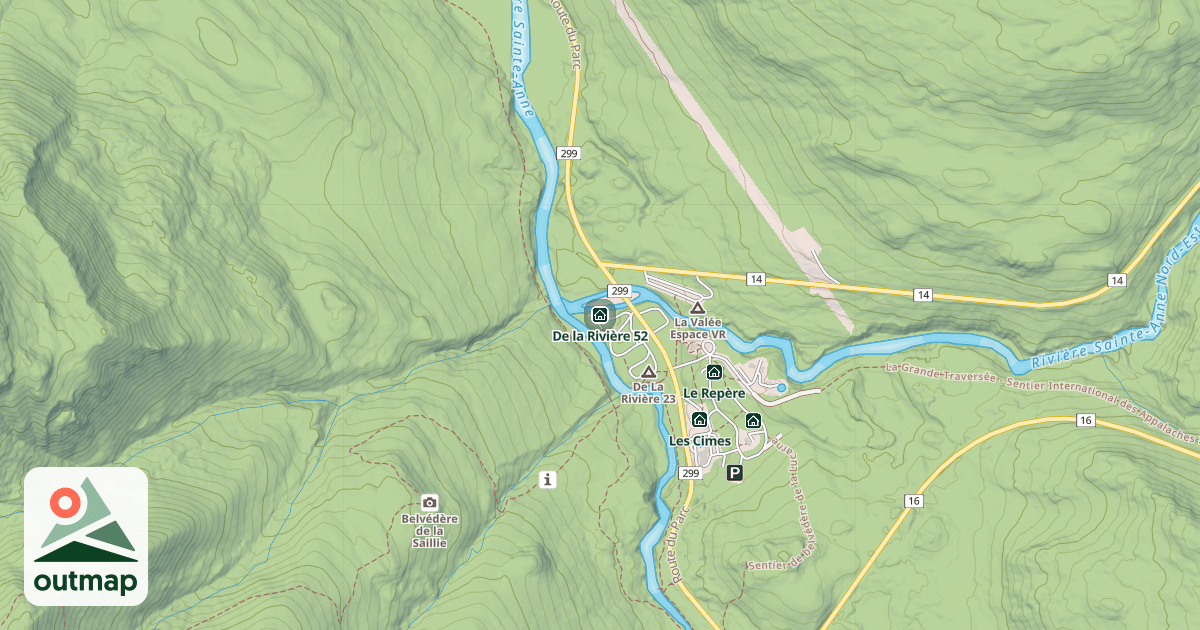 Map of De la Rivière 52