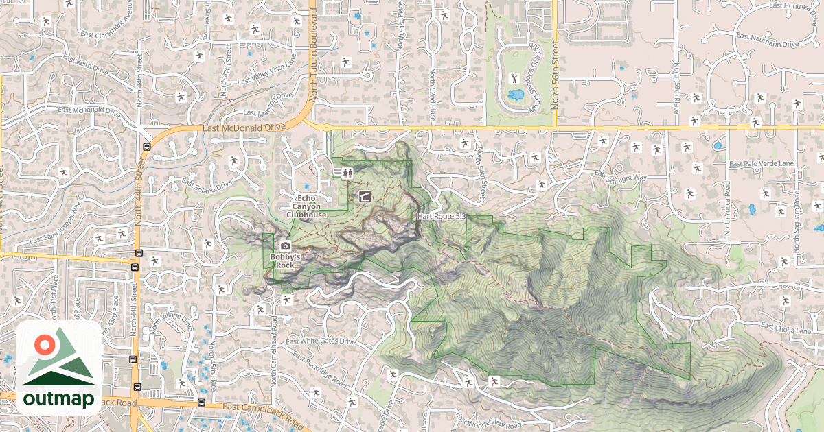 Map of Hart Route