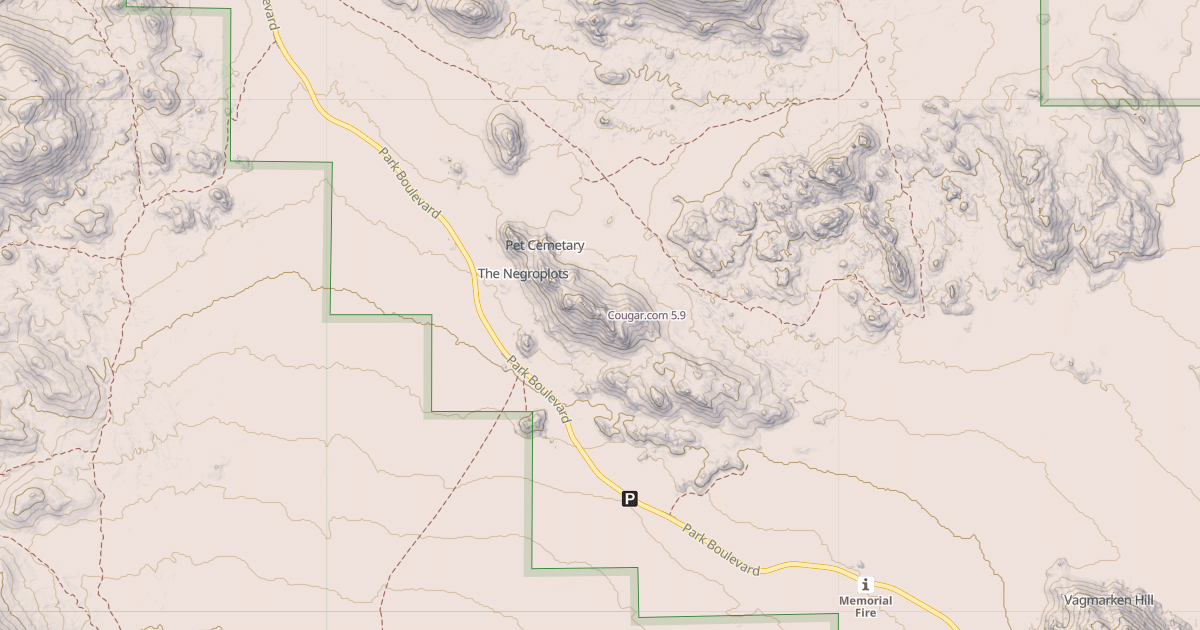 Map preview of Cougar.com