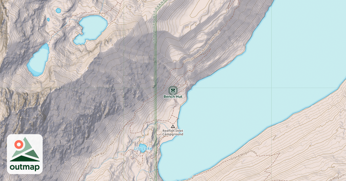 Map of Bench Hut
