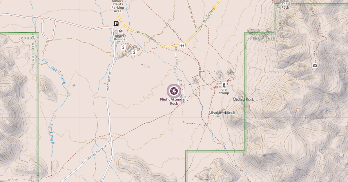 Map preview of Flight Attendant Rock
