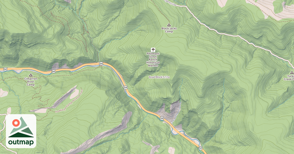 Map of Road Block