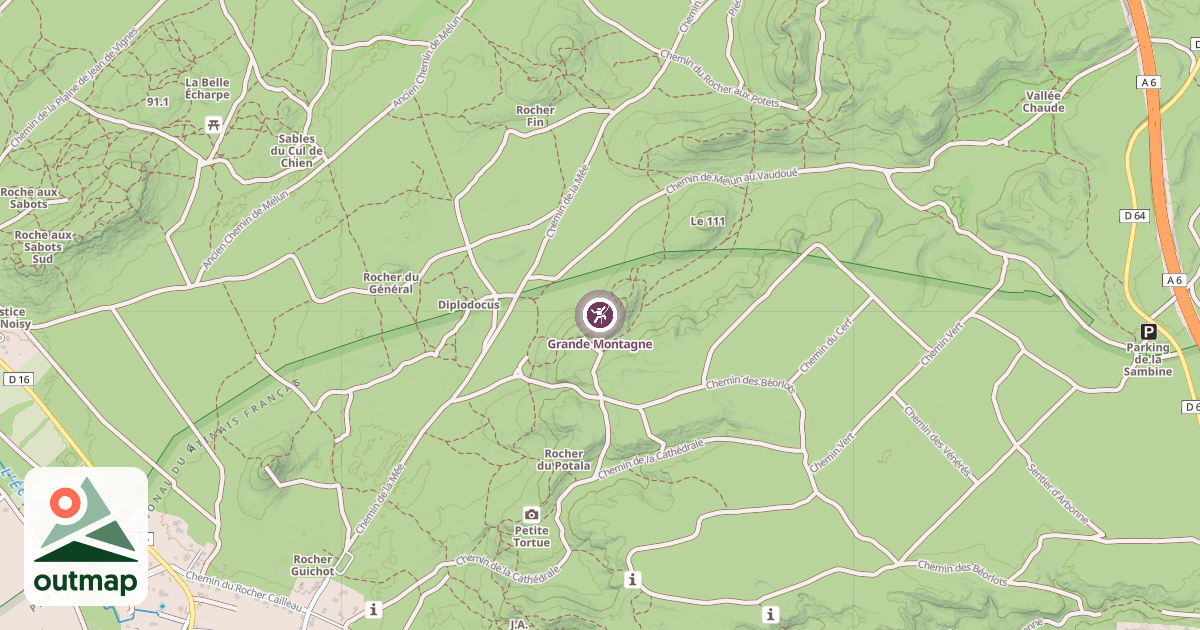 Map of Grande Montagne
