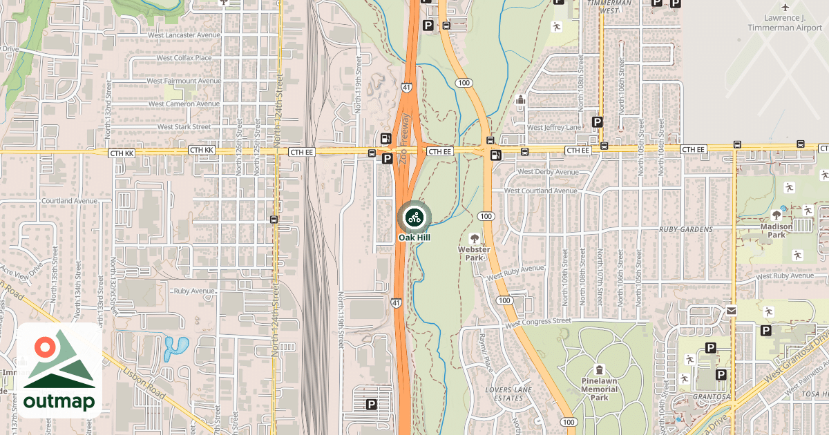 Map of Oak Hill