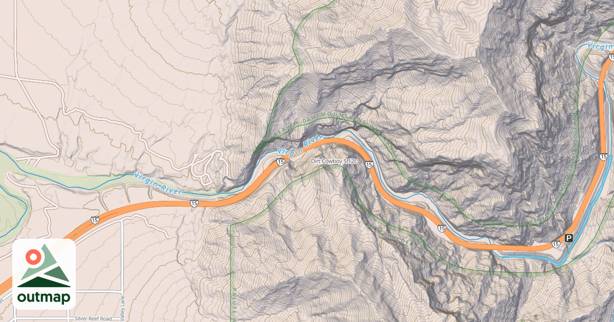 Map of Dirt Cowboy