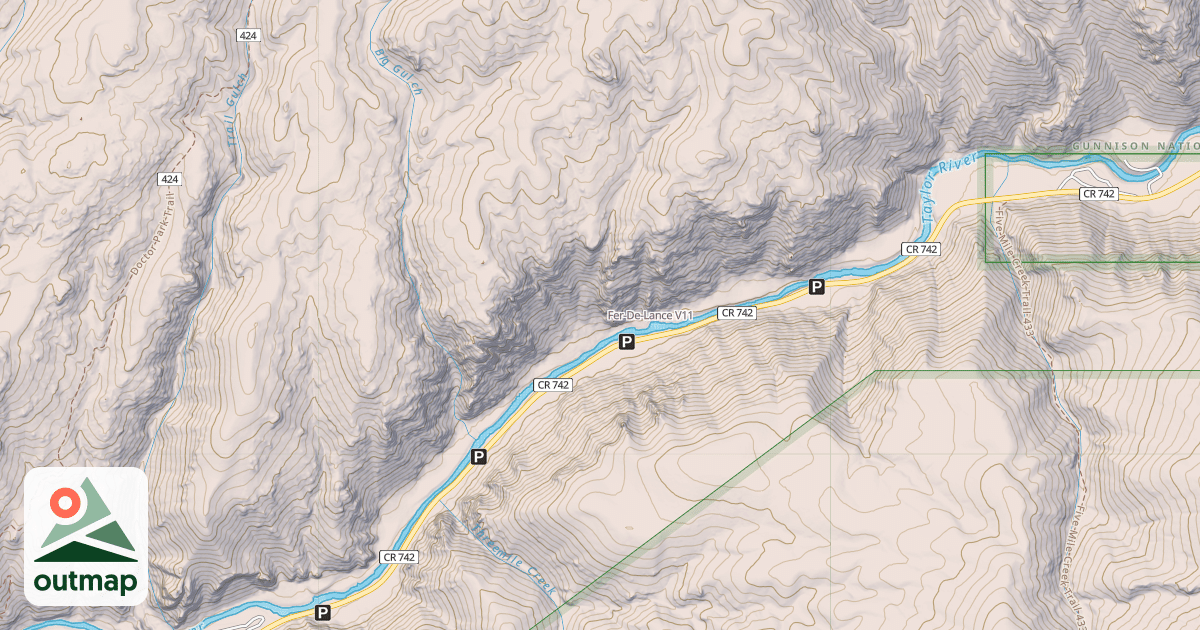 Map of Fer-De-Lance