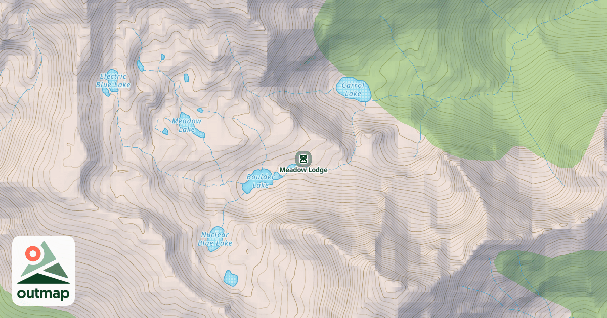 Map of Meadow Lodge