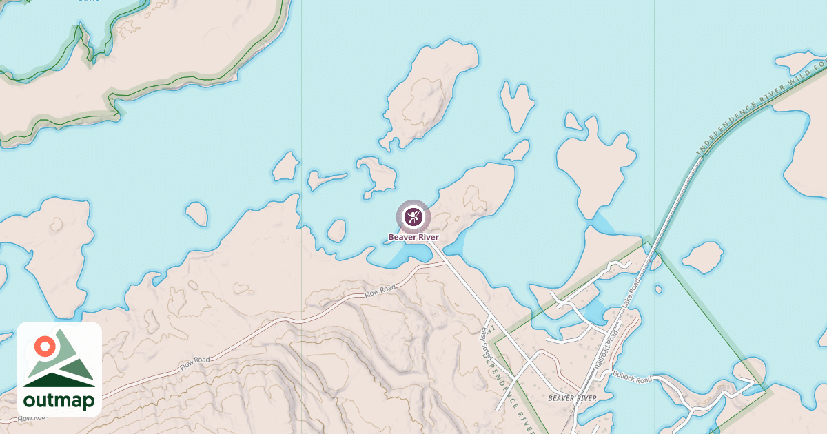 Map of Beaver River