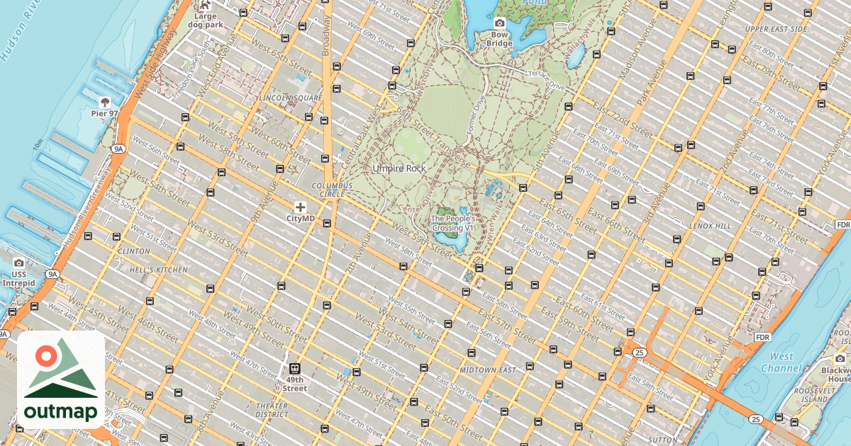 Map of The People's Crossing