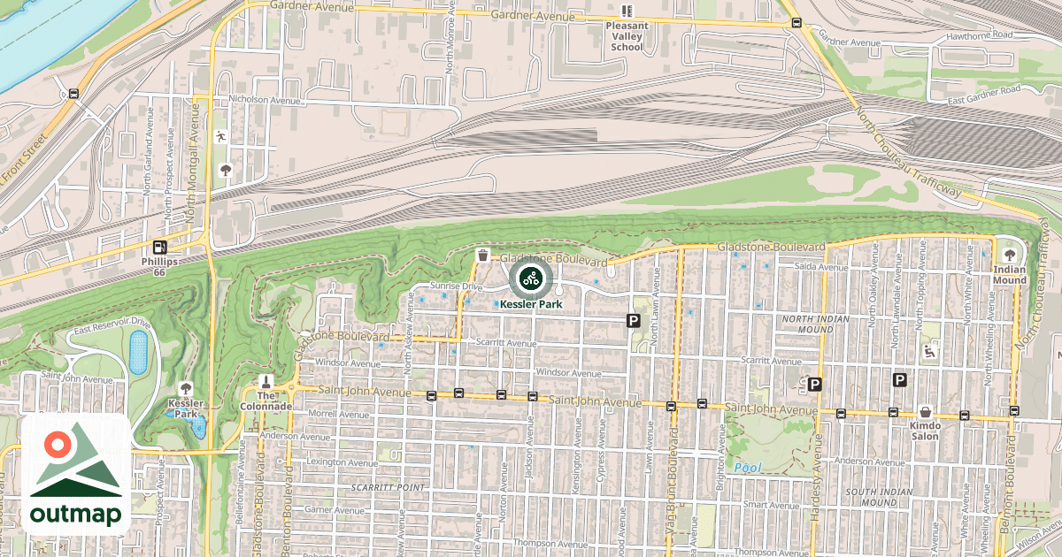 Map of Kessler Park