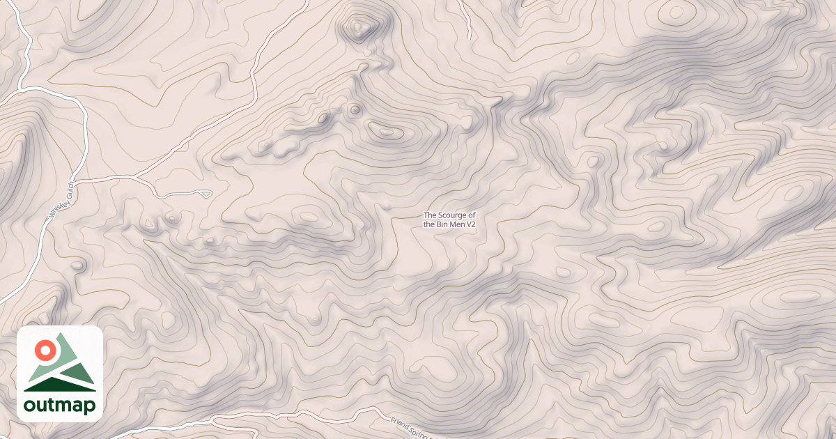 Map of The Scourge of the Bin Men