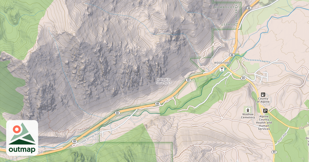 Map of A Break In Security