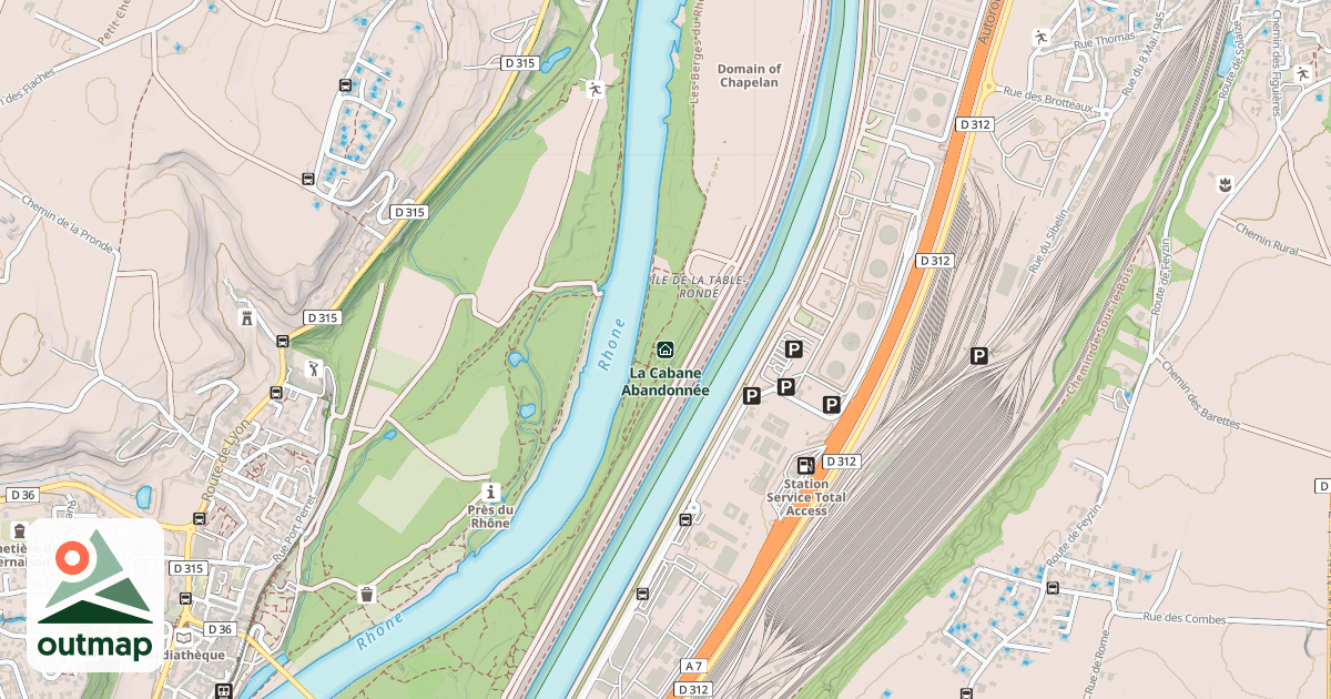Map of La Cabane Abandonnée