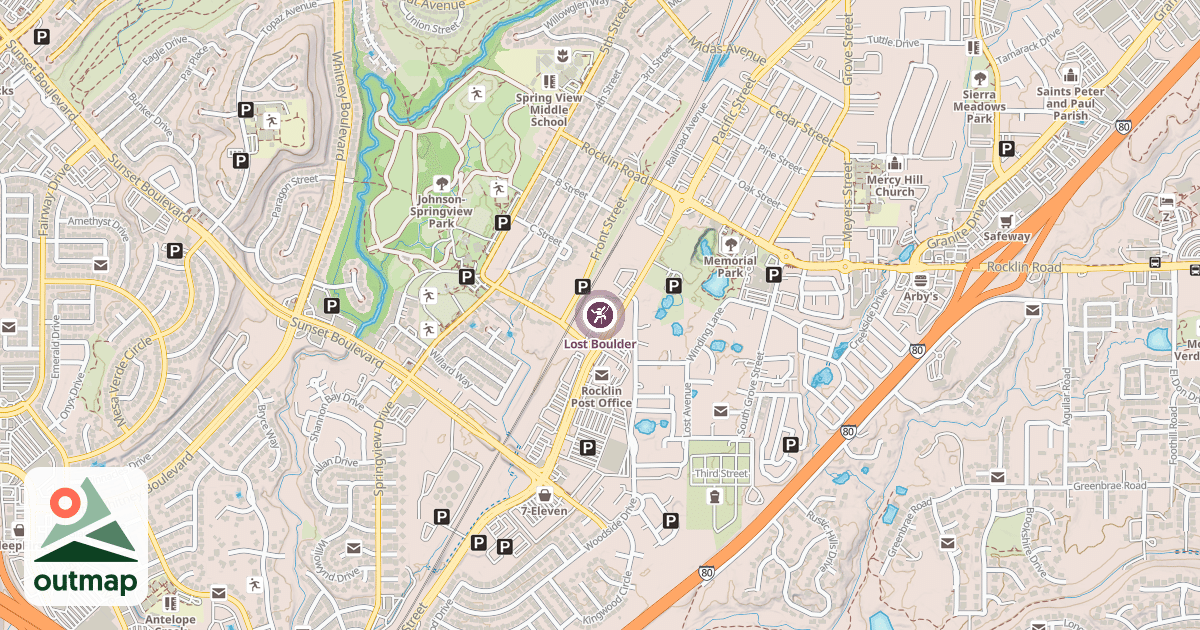 Map of Lost Boulder