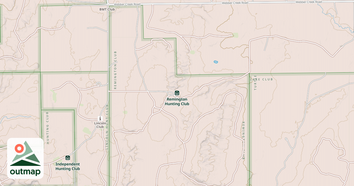 Map of Remington Hunting Club