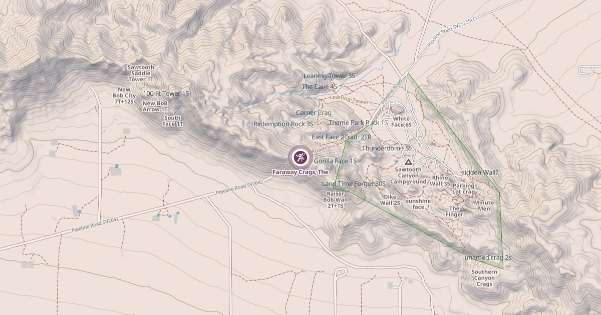 Map preview of Faraway Crags, The