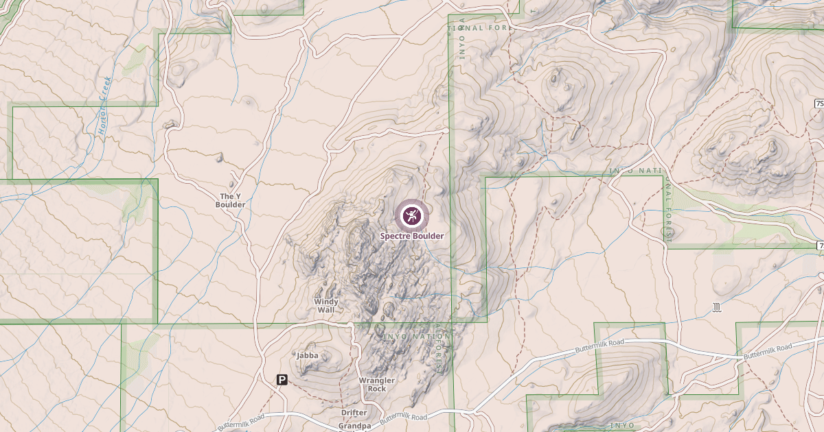 Map preview of Spectre Boulder