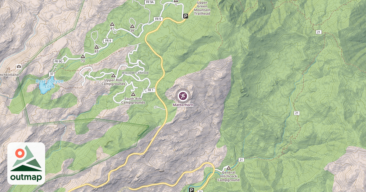 Map of Matterhorn