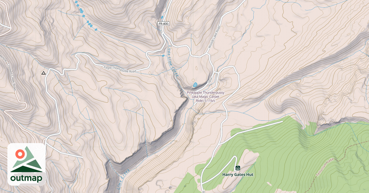 Map of Pineapple Thunderpussy (aka Magic Carpet Ride)