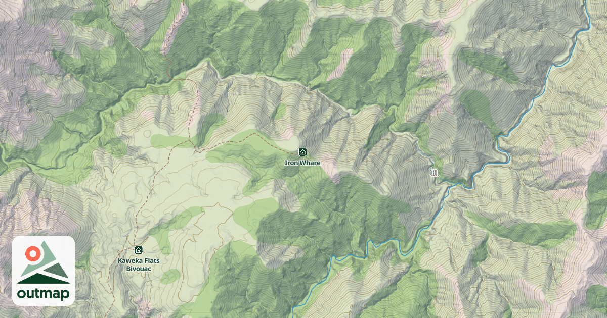 Map of Iron Whare