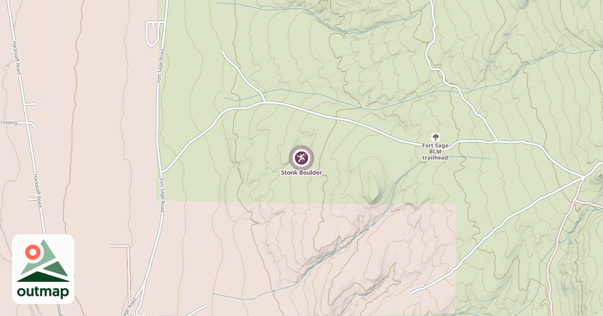 Map of Stonk Boulder