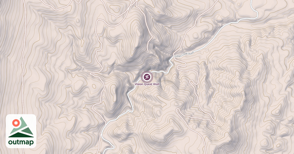 Map of Vision Quest Wall