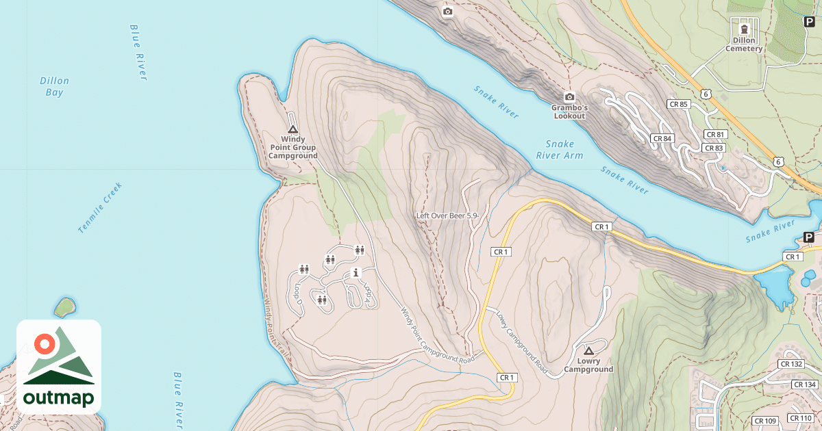 Map of Left Over Beer