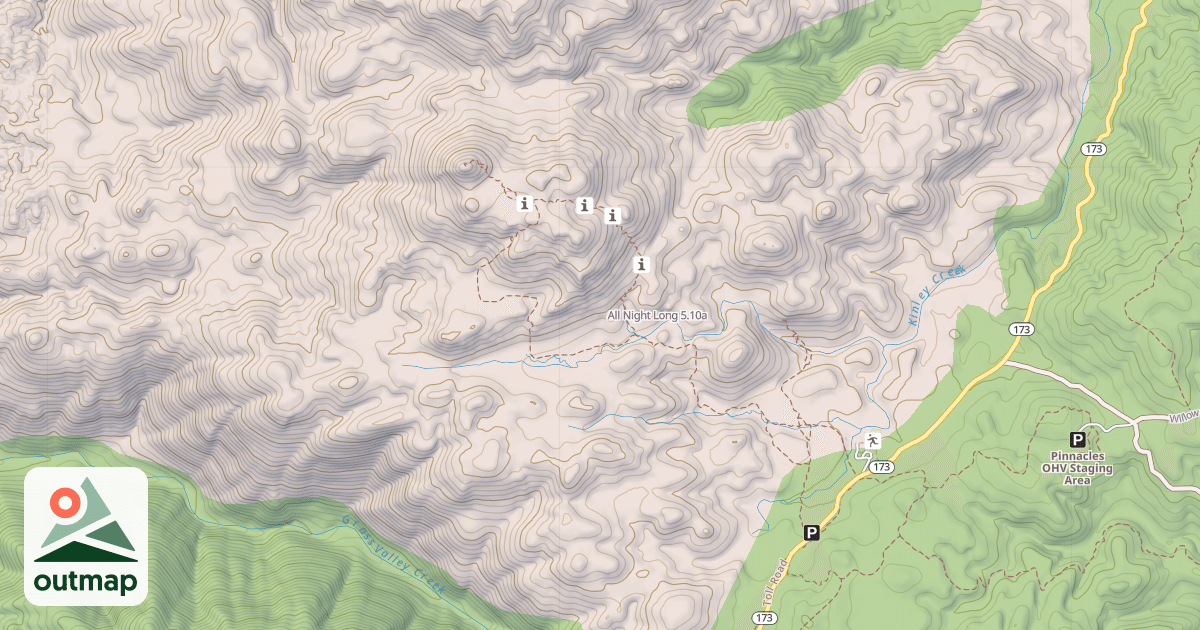 Map of All Night Long