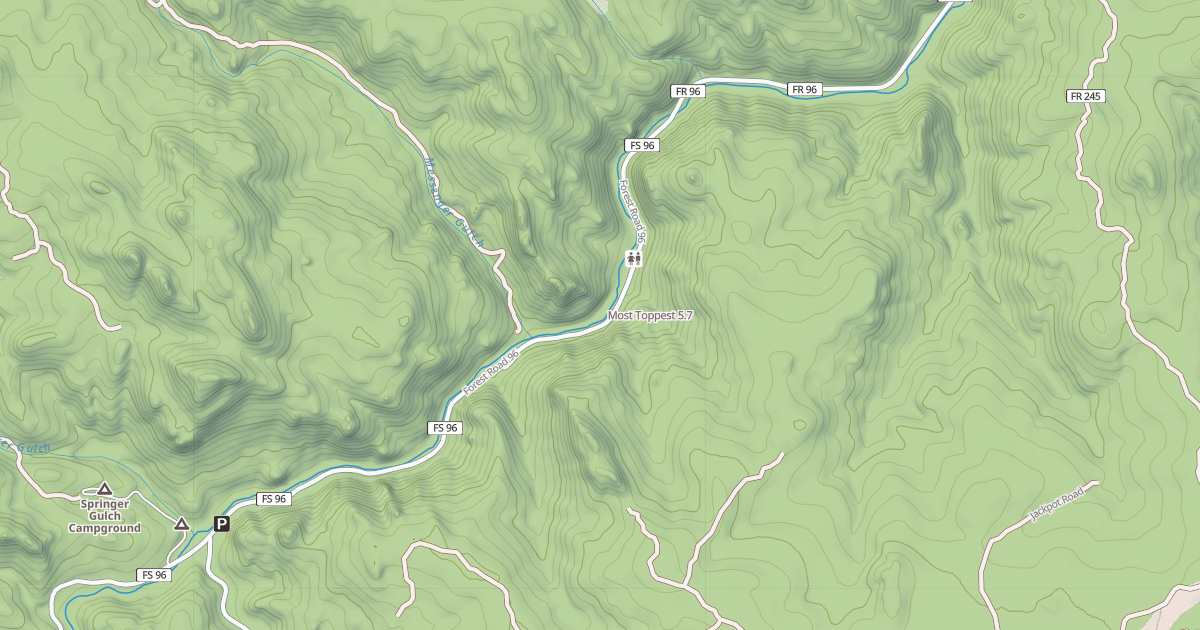 Map preview of Most Toppest