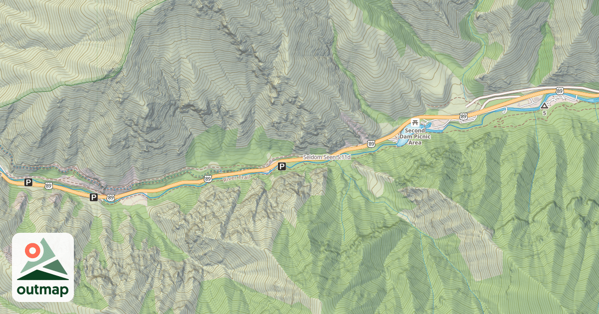 Map of Seldom Seen