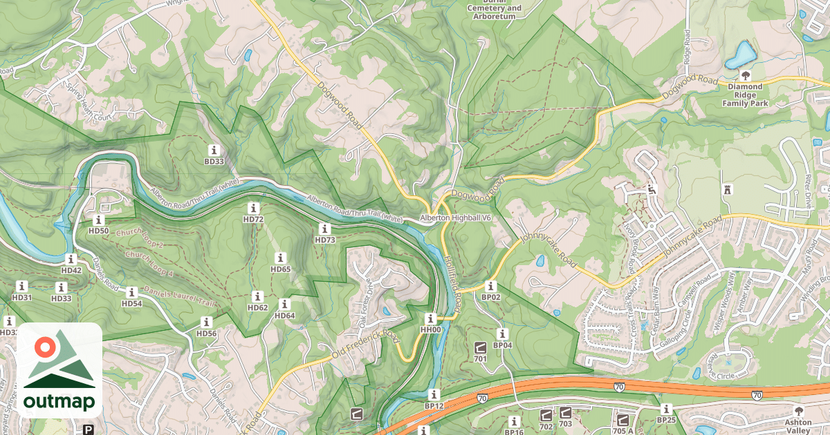 Map of Alberton Highball