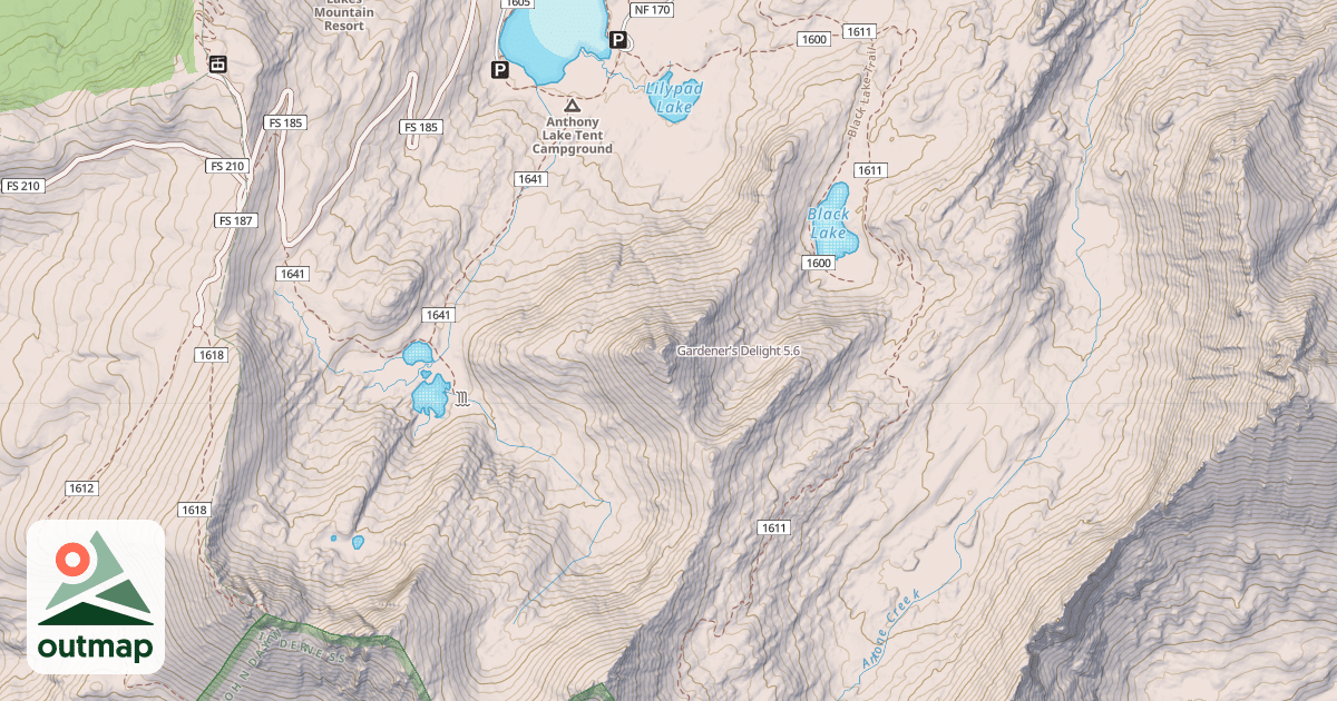 Map of Gardener's Delight