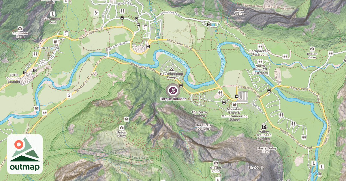 Map of Torque Boulder