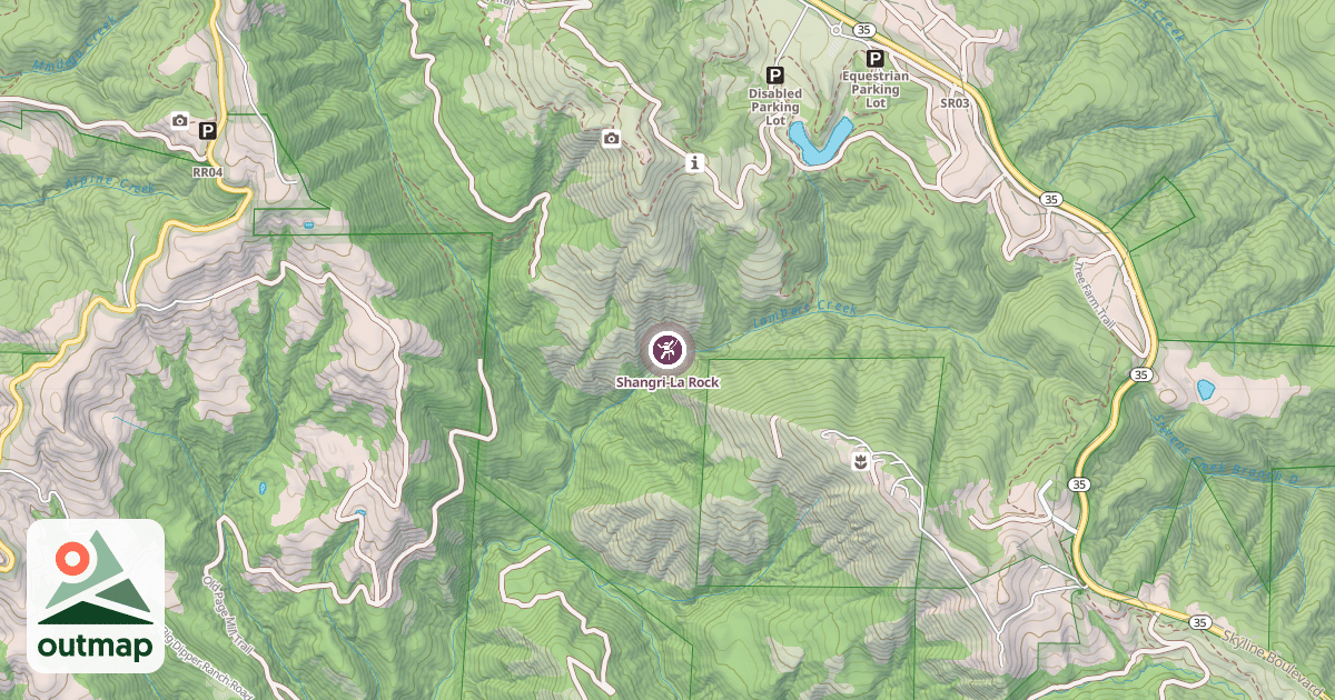 Map of Shangri-La Rock