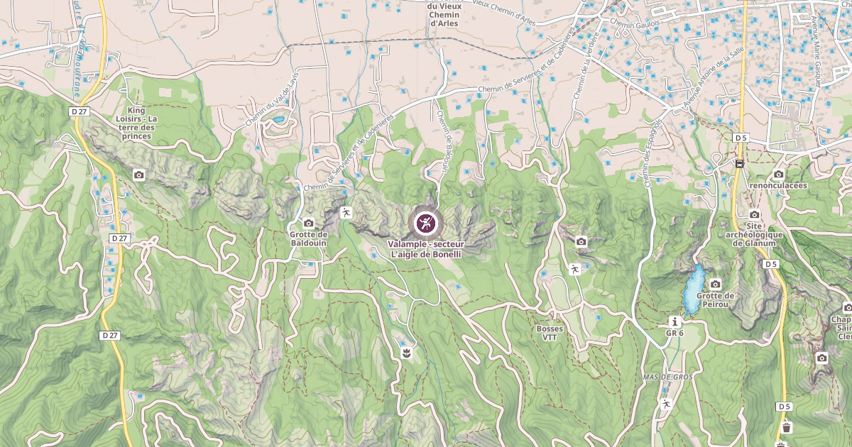 Map preview of Valample - secteur L'aigle de Bonelli