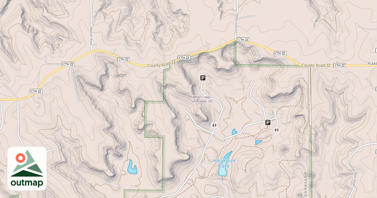 Map of When I was Seventeen