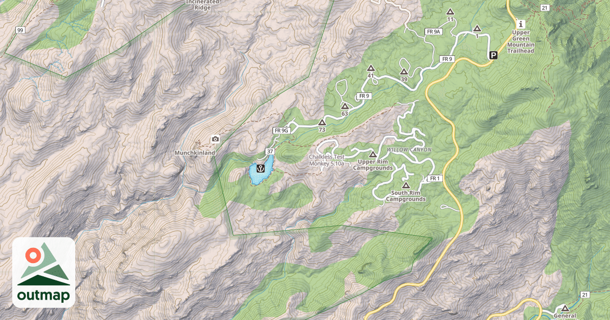 Map of Chalkless Test Monkey