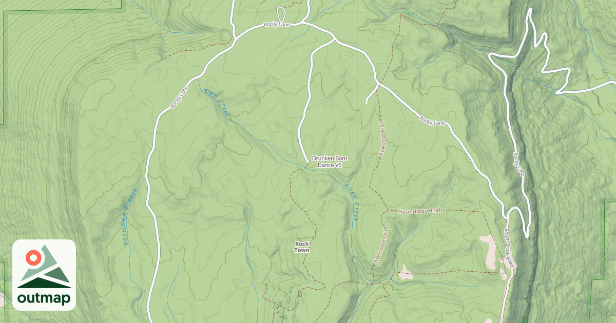 Map of Drunken Barn Dance