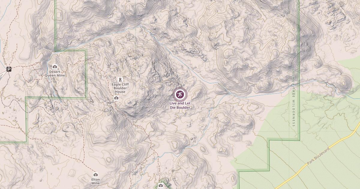 Map preview of Live and Let Die Boulder