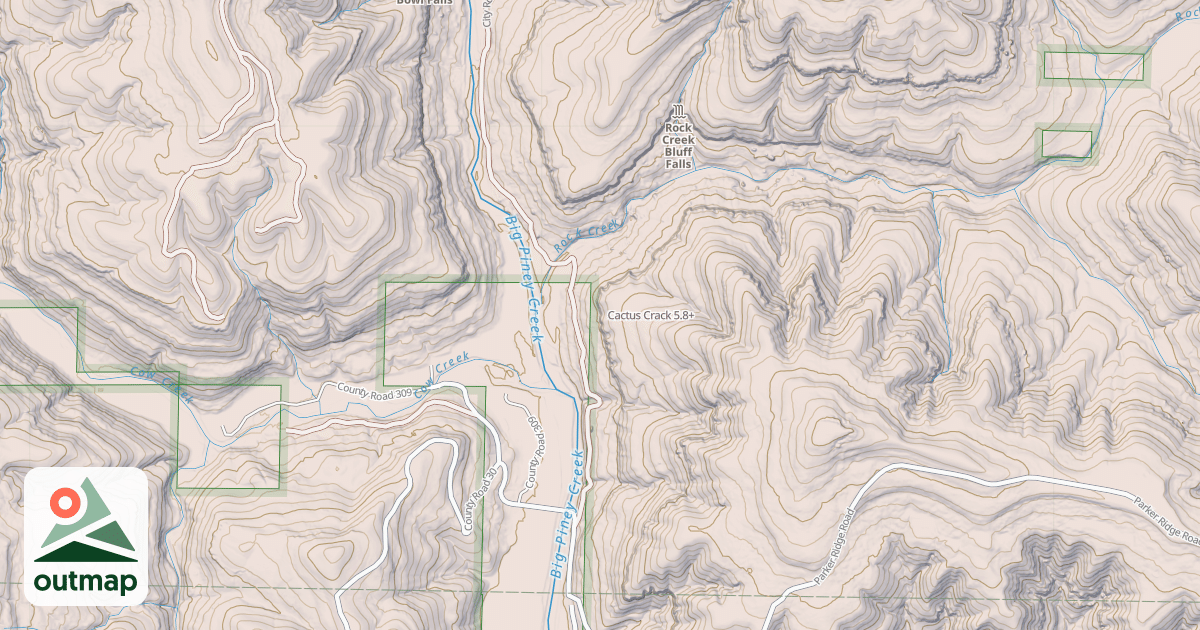 Map of Cactus Crack
