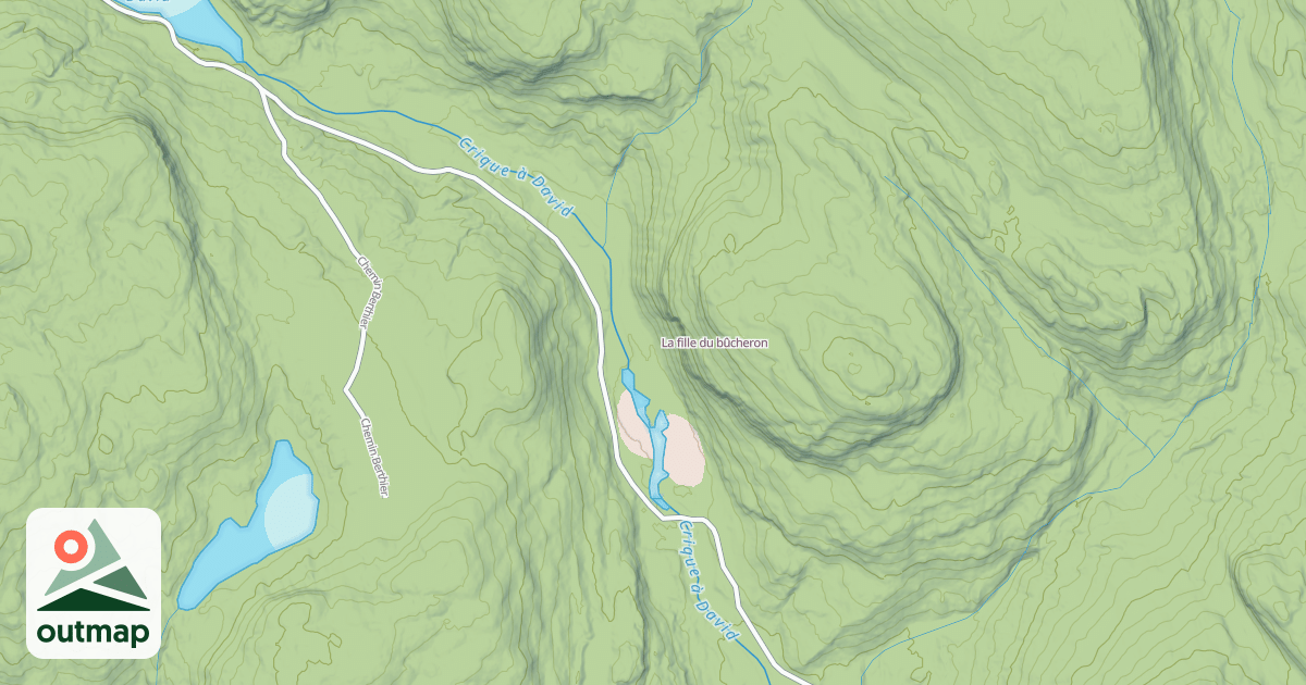 Map of La fille du bûcheron